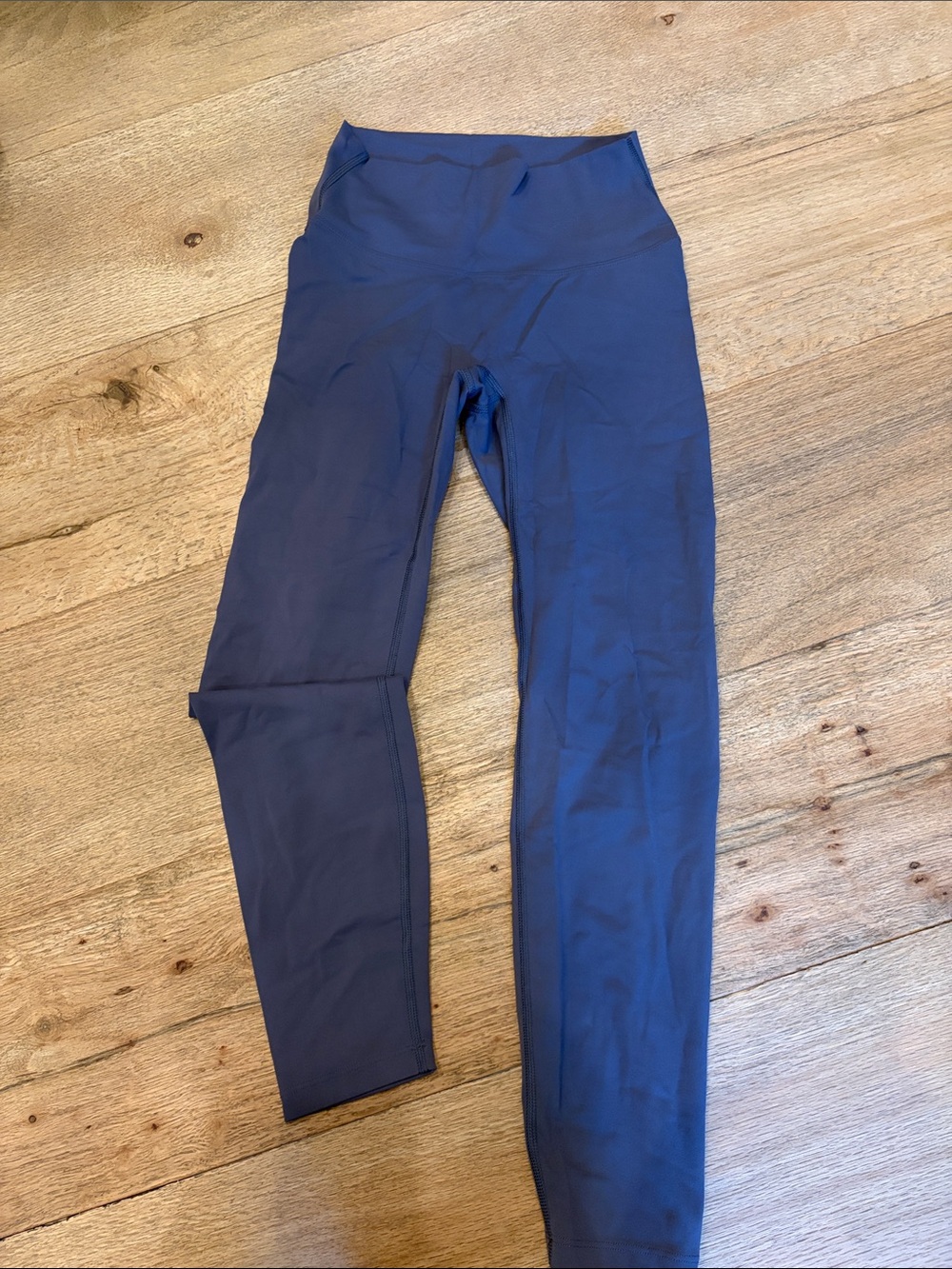 High-Rise Women's Leggings in Slate Blue